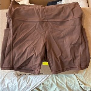 Brown lululemon Shorts